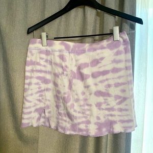 Pacsun Purple Tie Dye Skirt
